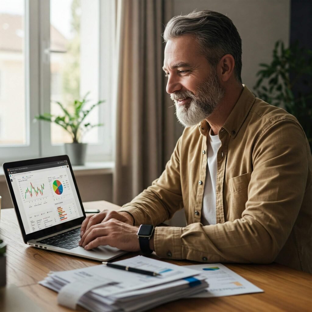 Managing finances online