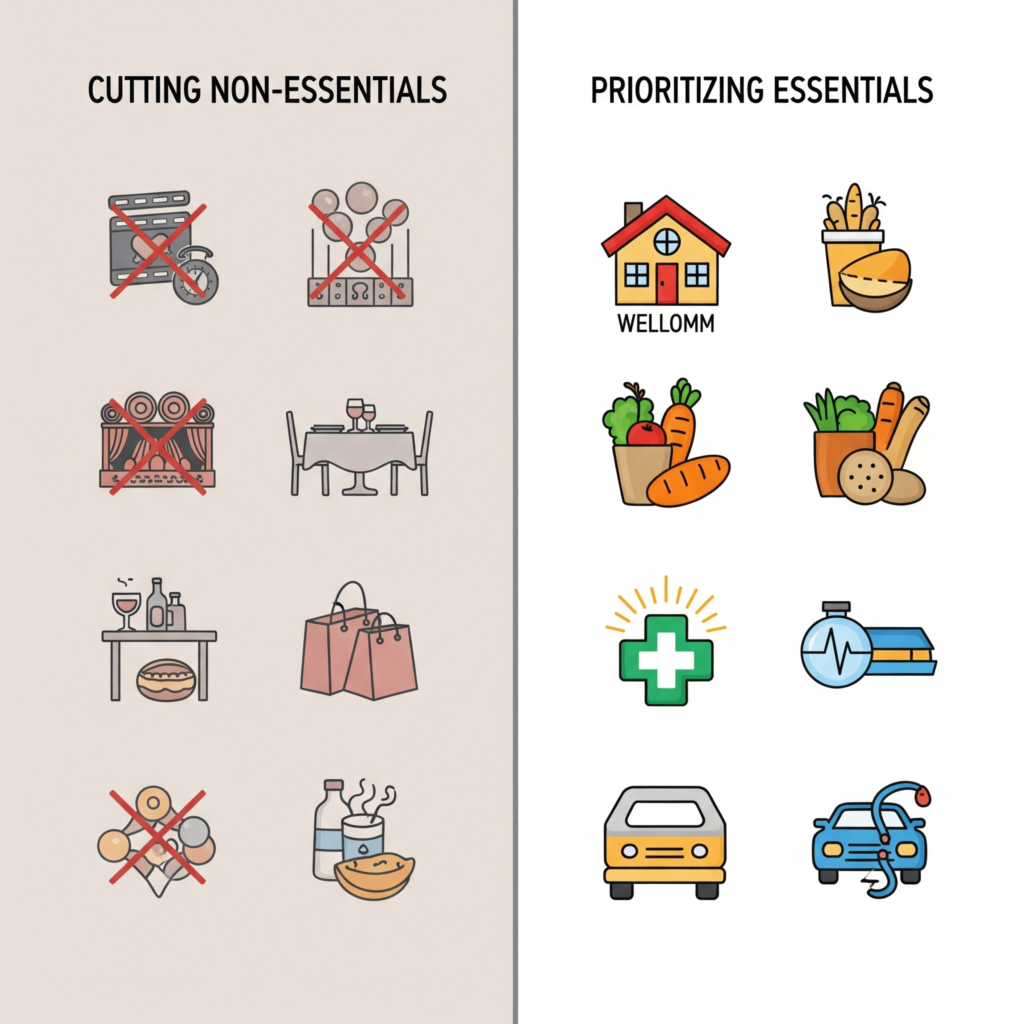 Prioritizing Needs vs. Wants.