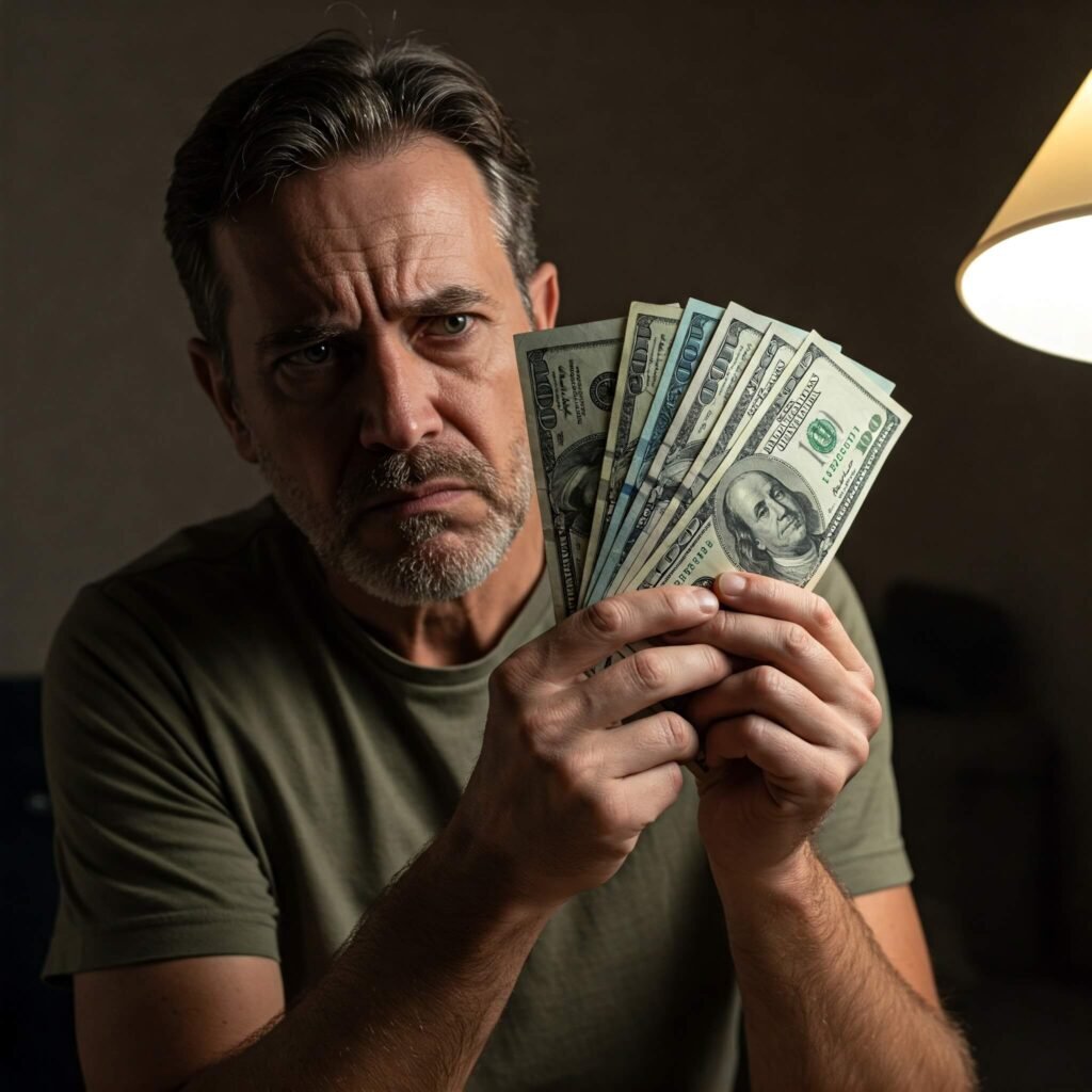Diverse people receiving financial support.