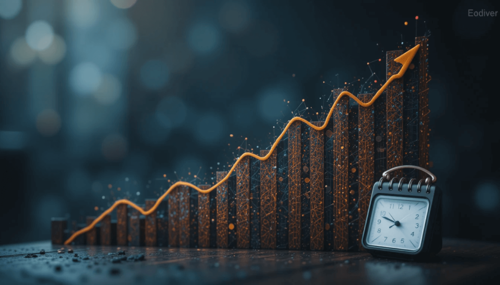 financial growth over time chart
