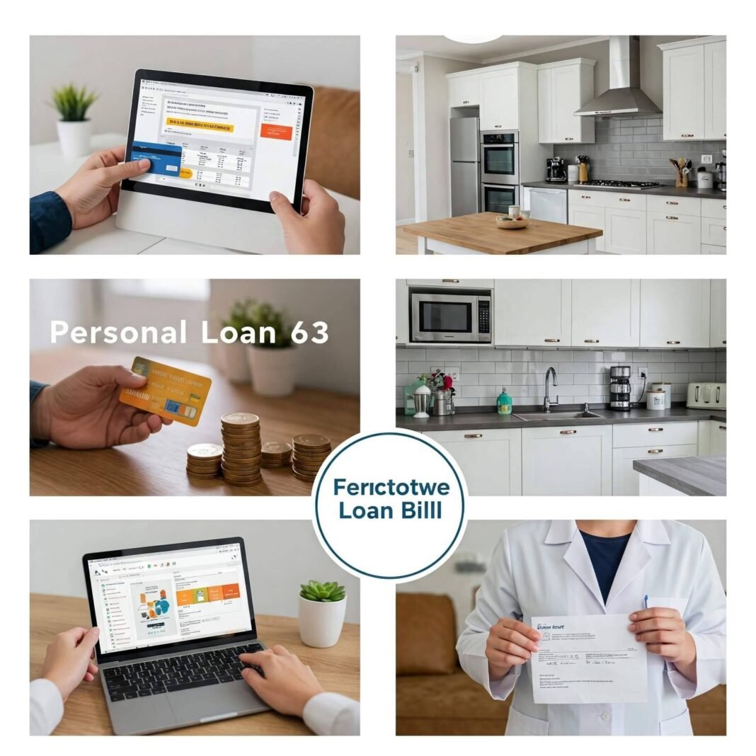 Person comparing loan options