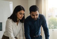 The Ultimate Guide to Financial Planning in Your 30s A couple in their 30s reviewing financial documents.