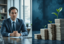 How Financial Consultants Help Maximize Your Income a professional-looking financial consultant in a meeting with a client.